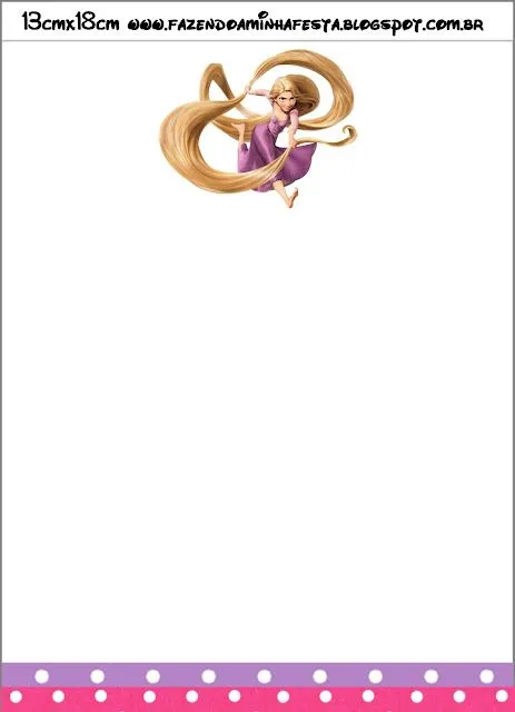Invitaciones de Enredados (Rapunzel) para imprimir gratis. | Ideas ...