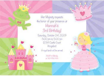 Invitaciones para una fiesta de princesas | Fiesta101