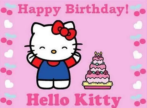 Invitaciones de Hello Kitty para cumpleaños