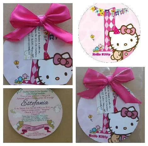 Invitaciones De Hello Kitty en Pinterest | Centros De Mesa De ...