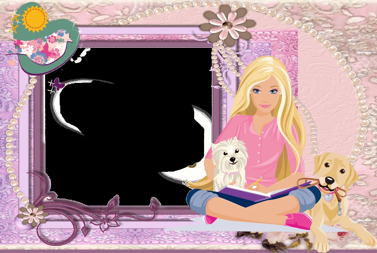 Invitaciones o Marcos para Fotos de Barbie para Imprimir Gratis ... Invitaciones o Marcos para Fotos de Barbie para Imprimir Gratis ...
