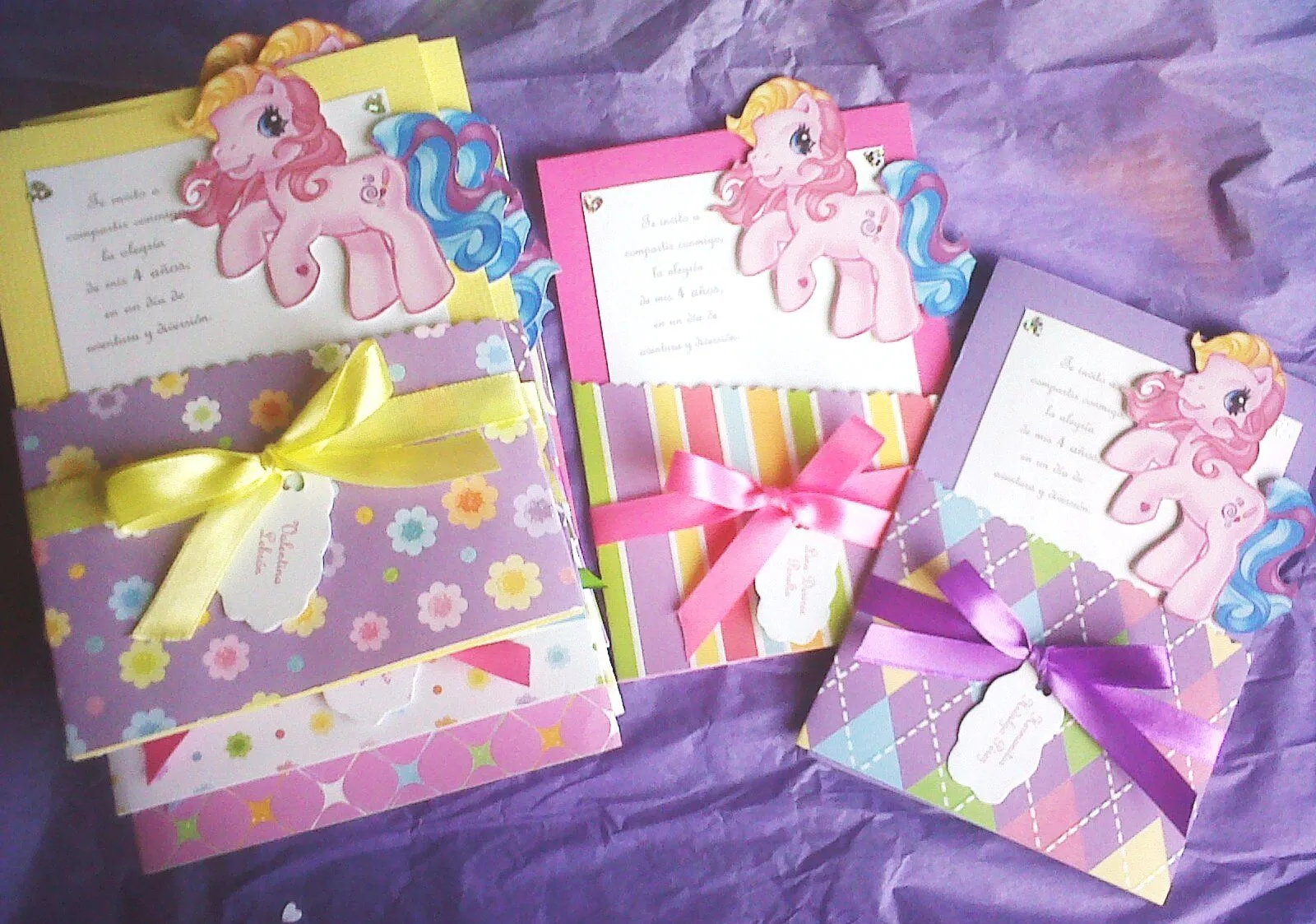 Tarjetas de cumpleaños de My Little Pony - Imagui