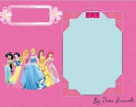 Modelos de tarjetas de cumpleaños de las princesas de Disney - Imagui