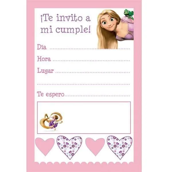 Invitaciones de rapunzel, Hacer invitaciones de cumpleaños, Invitaciones para fiestas infantiles Invitaciones de rapunzel, Hacer invitaciones de cumpleaños, Invitaciones para fiestas infantiles