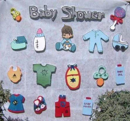 Figuras de foami para baby shower - Imagui