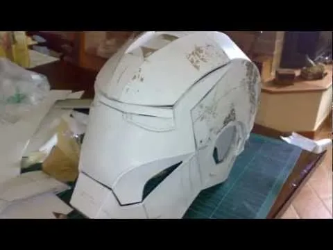 Iron Man Helmet - Mark III - Scratch Build DIY - First try - YouTube
