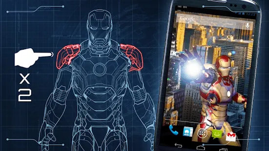 Iron Man 3 Live Wallpaper - Aplicaciones Android en Google Play