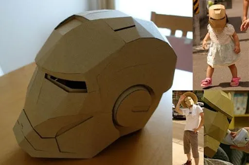 Iron Man Papercraft, haz tu propio casco y diviértete - GuayaGeek