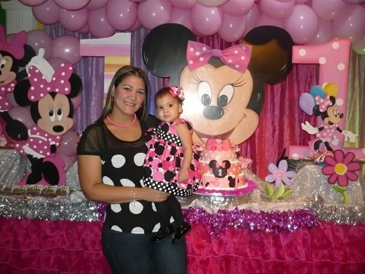 Isabella Party Amor Mamá Bebe Fiesta 1er Año | Minnie Mouse Party ...