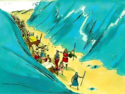 Los israelitas cruzan el mar Rojo | ObreroFiel