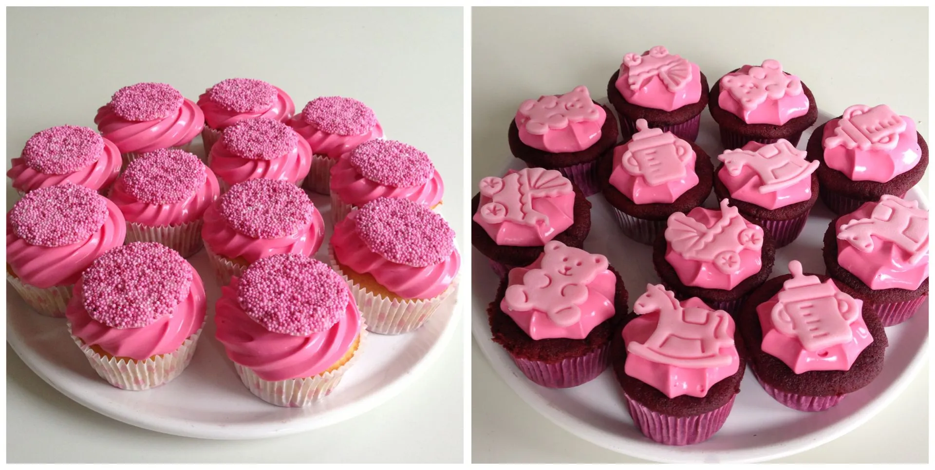 It's a girl! – Baby shower cupcakes | thirstforfood It's a girl! – Baby shower cupcakes | thirstforfood