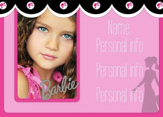 Items similar to Invitaciones personalizadas de Barbie on Etsy