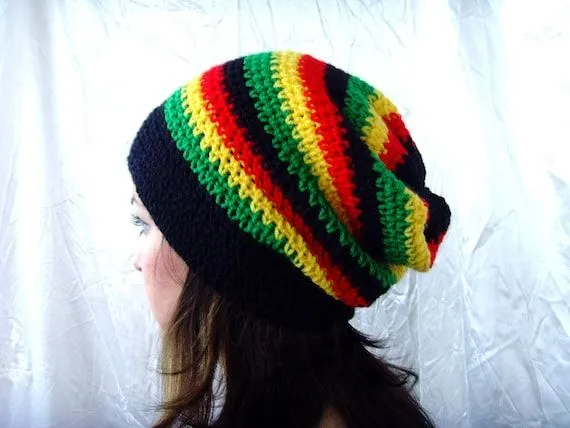 Items similar to Sombrero negro, amarillo, verde, rojo, Jamaica ...