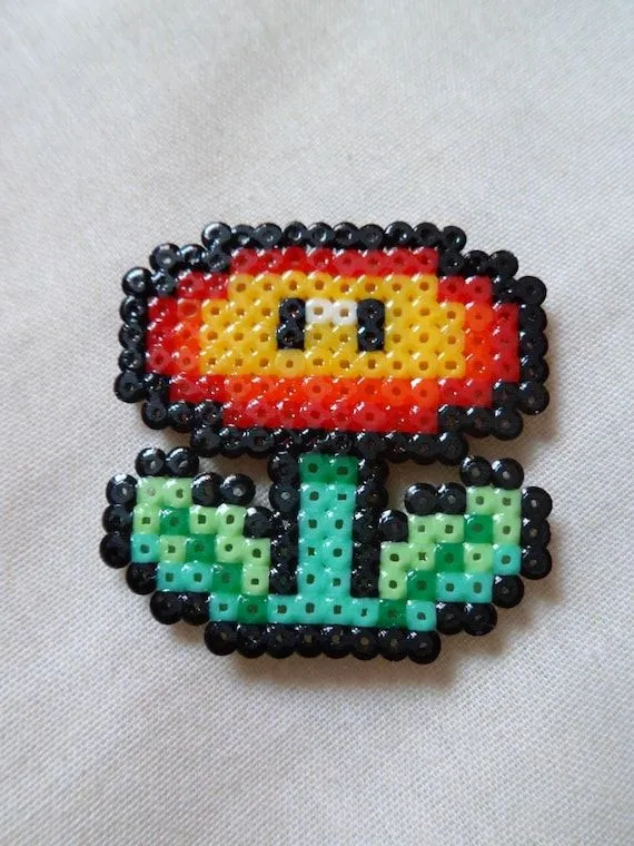 Super Mario Bros. Flor roja Arte pixelado por elrincondereiko Super Mario Bros. Flor roja Arte pixelado por elrincondereiko