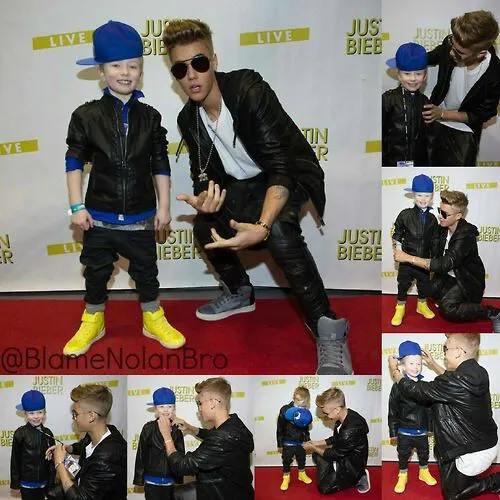 itsandreapotter : Justin enseña a los niños pequeños a tener swag ...