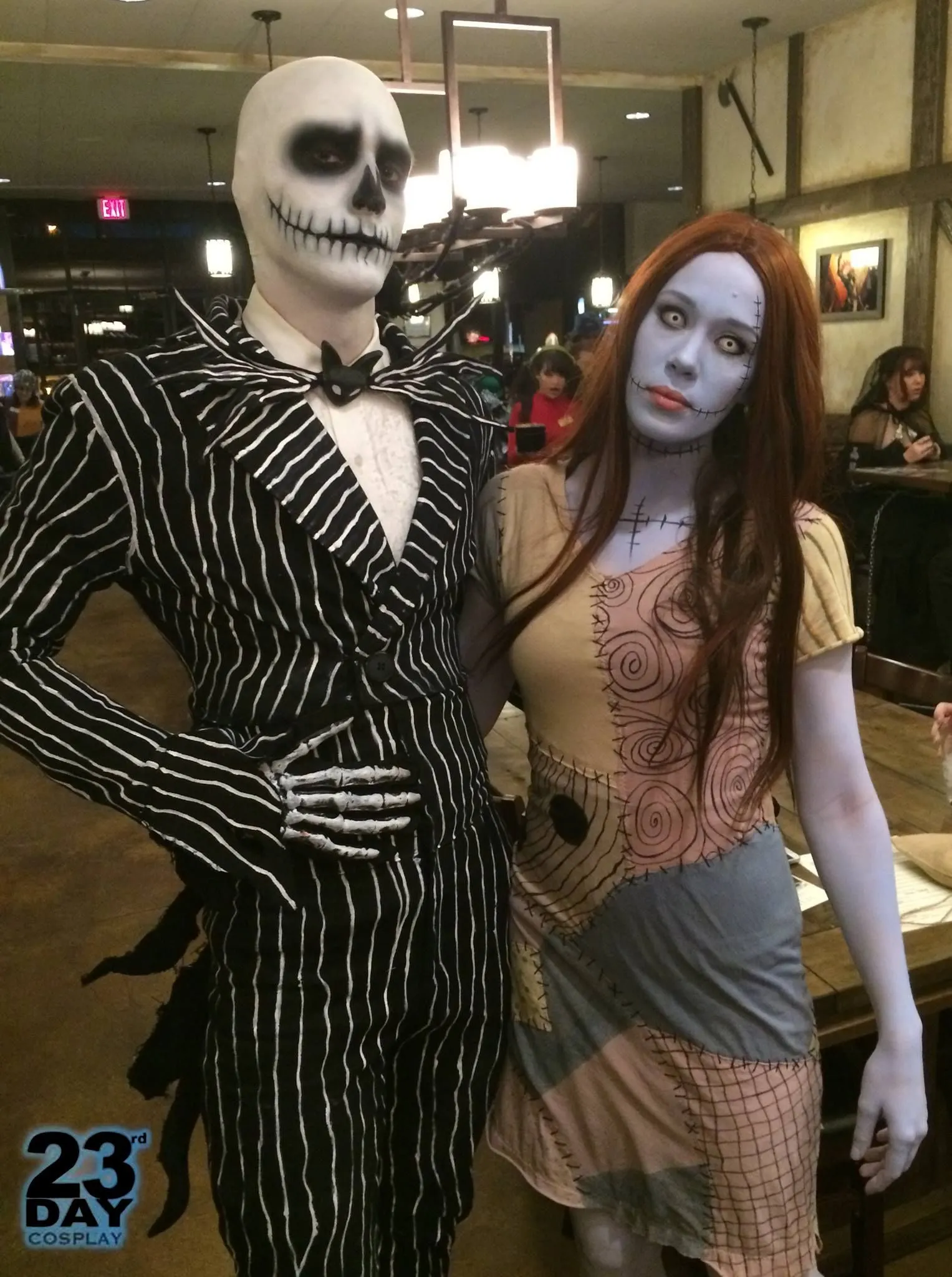 Jack and sally cosplay | Most creative halloween costumes, Nightmare before  christmas costume, Clever halloween costumes