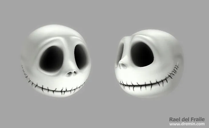 Jack Skellington 3D by Dremin on DeviantArt Jack Skellington 3D by Dremin on DeviantArt