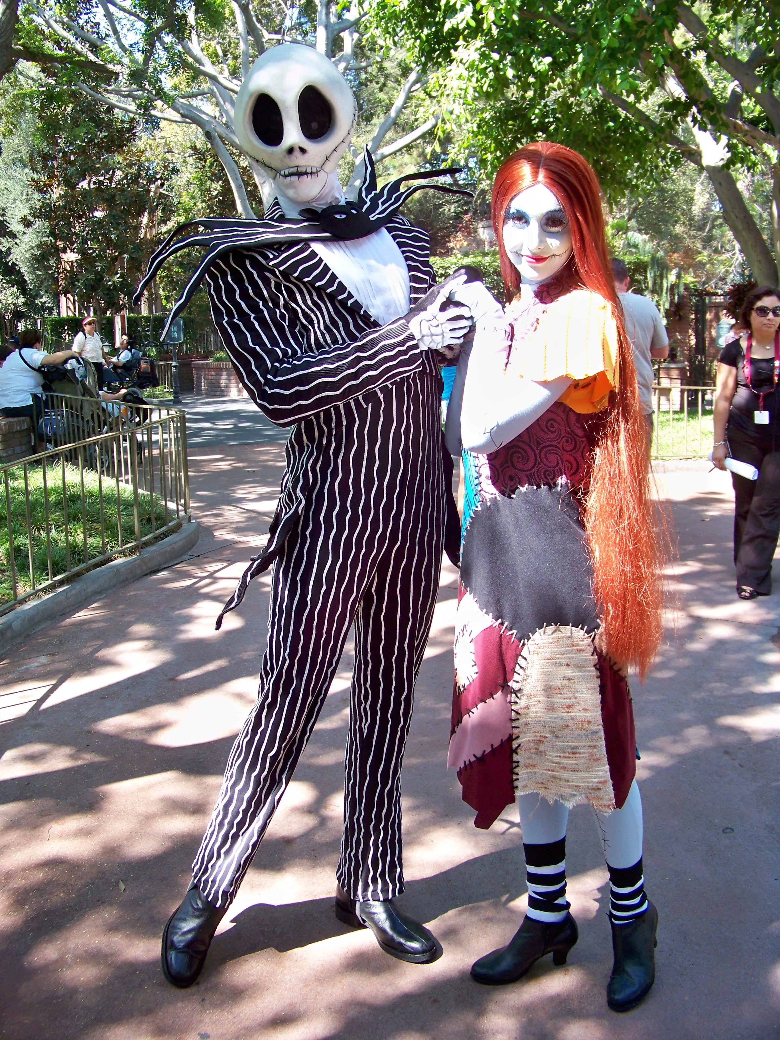 Jack Skellington and Sally in New Orleans Square | Flickr - Photo ...