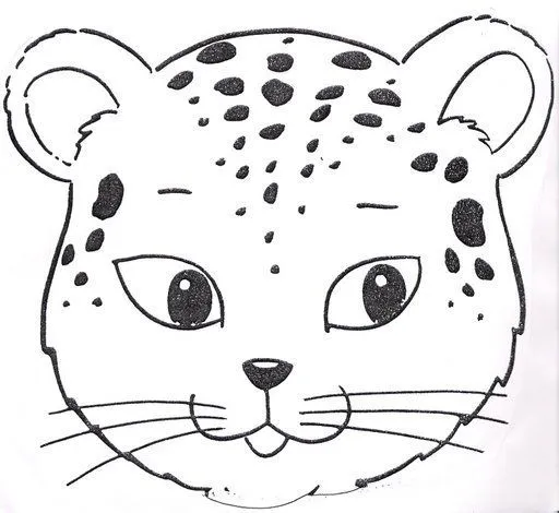 Jaguar para colorear niños - Imagui