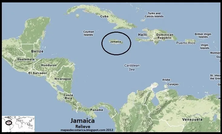JAMAICA, America | MAPAS DE