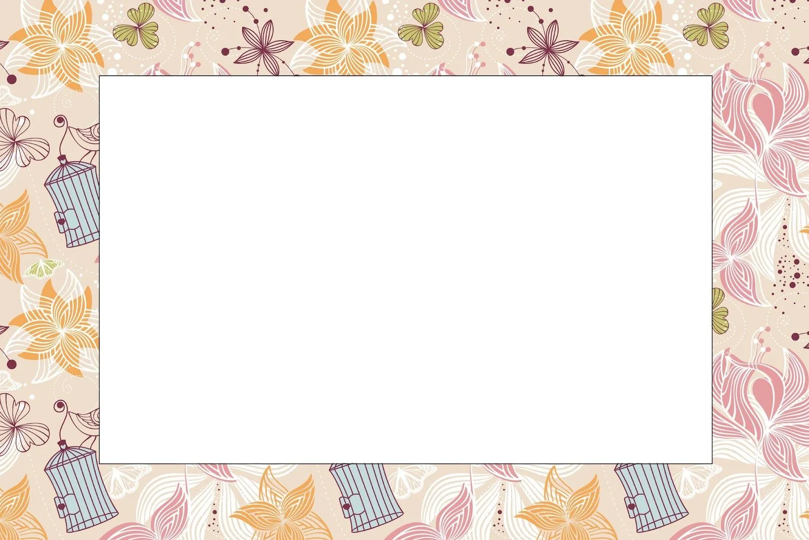 Jardín retro: invitaciones para imprimir gratis. - Ideas y ... Jardín retro: invitaciones para imprimir gratis. - Ideas y ...