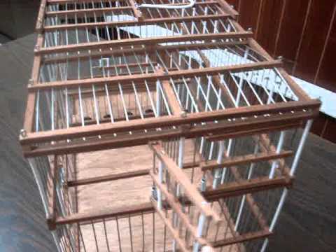 Como hacer una jaula de madera para canarios - Imagui