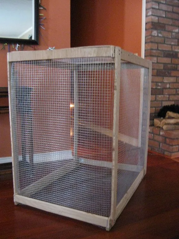 Como hacer una jaula para aves casera - Imagui