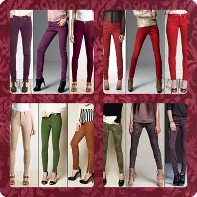 Los jeans de colores, nueva tendencia para mujer Otoño-Invierno ... Los jeans de colores, nueva tendencia para mujer Otoño-Invierno ...