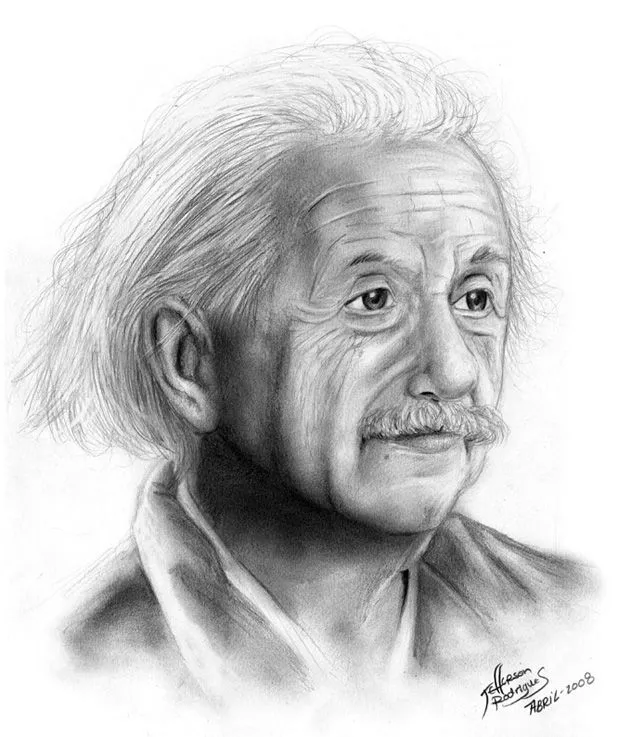 Jeff Lourenço: Retrato- Einstein