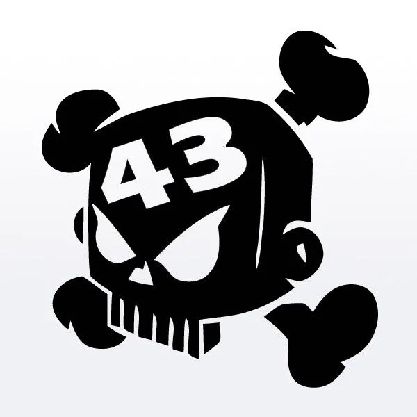 jekostore | Block Skull Ken Block 43 Logo Symbol White T SHIRT ...
