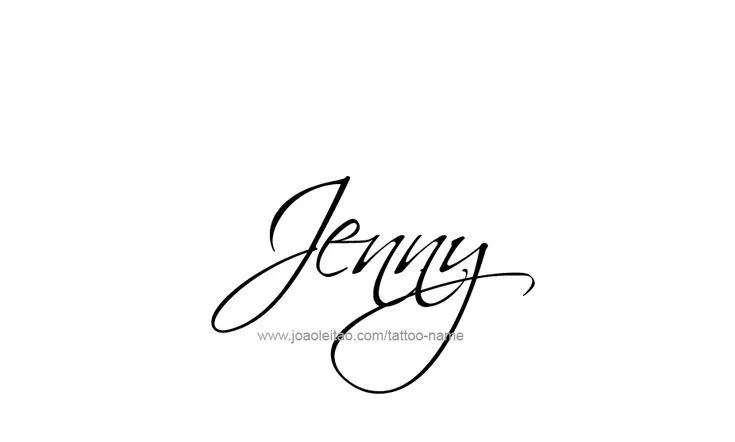 Jenny Name Tattoo Designs | Tattoo Names, Tattoo Designs and Names