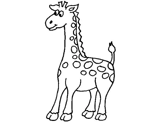 Dibujos de jirafa pintadas - Imagui