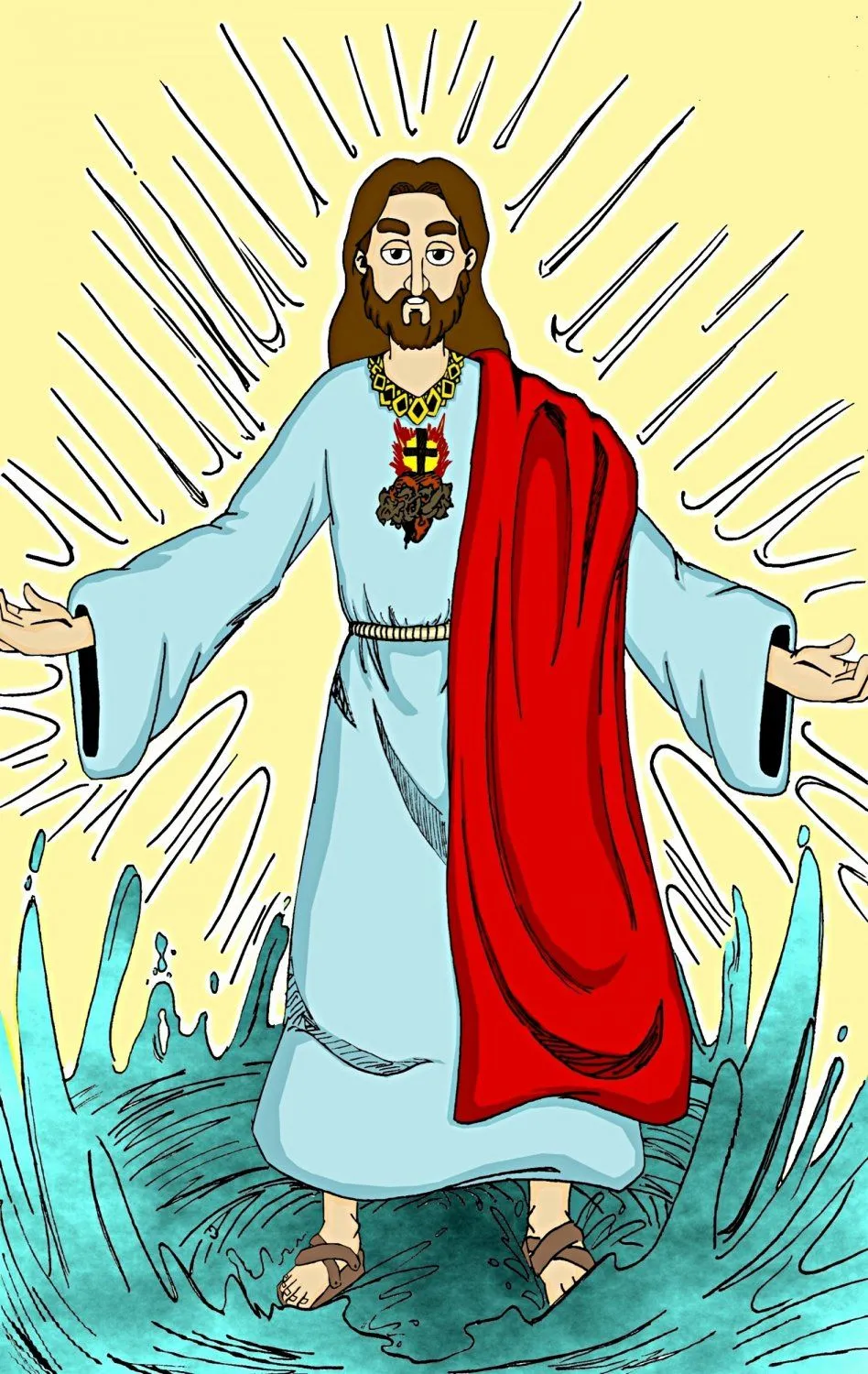 Jesus en caricatura - Imagui