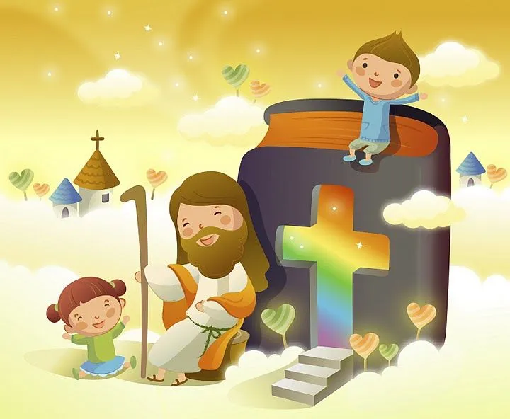 Jesus en caricatura para niños - Imagui