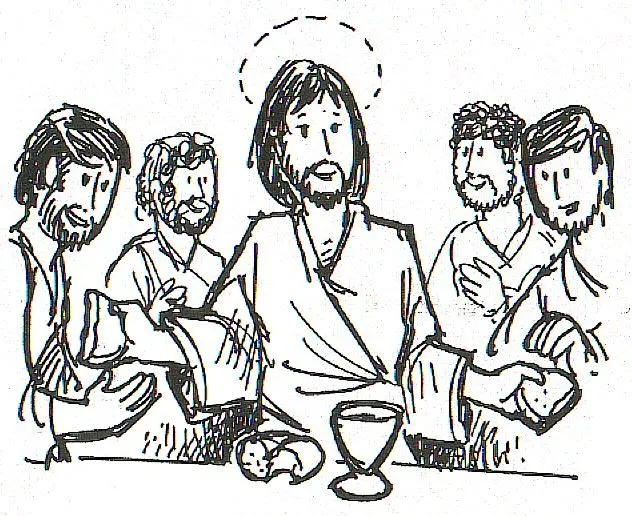 Dibujo para colorear de la eucaristia - Imagui