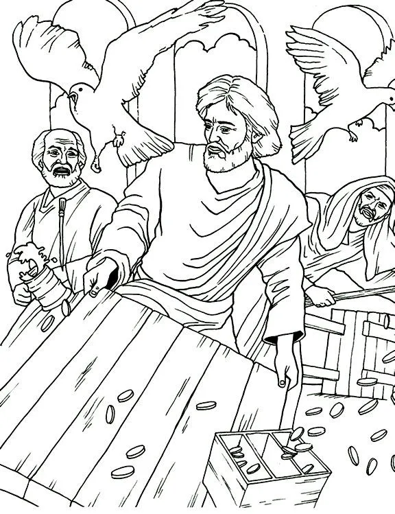 Jesús expulsa a los vendedores del Templo | Compartiendo por amor