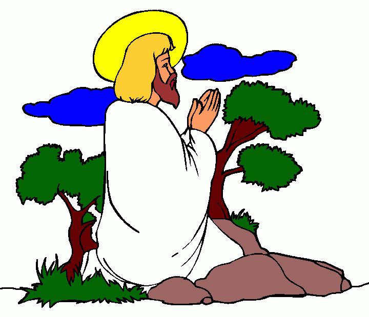 Jesus Orando en para colorear, Jesus Orando en para imprimir