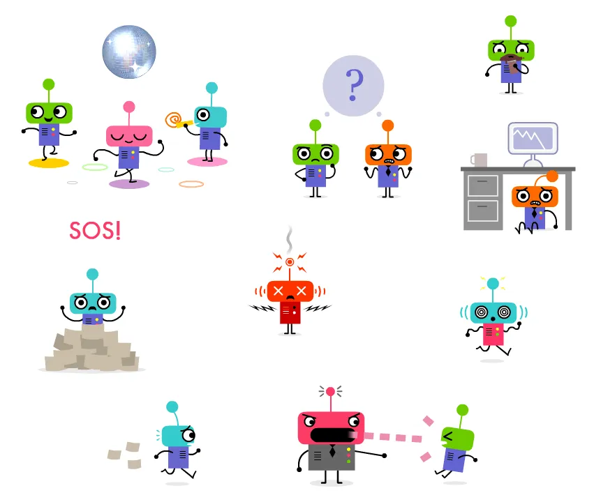 Jinx the Monkey :: Drip!: Little Robots (and animated GIFs!) Jinx the Monkey :: Drip!: Little Robots (and animated GIFs!)