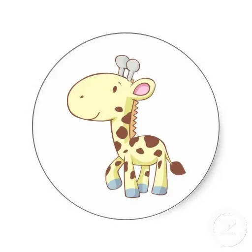 Dibujos de jirafas bebés - Imagui
