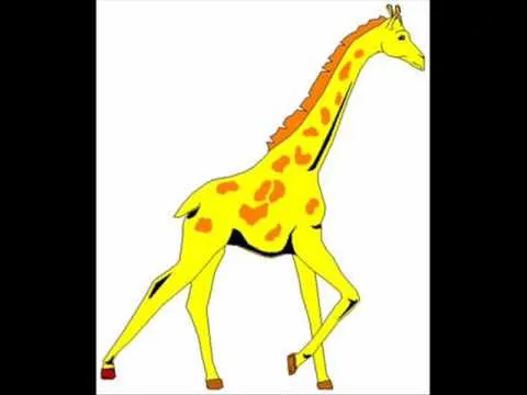 la jirafa con zapatillas - YouTube