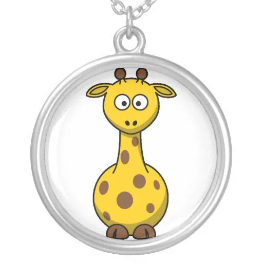 Collar del dibujo animado de la jirafa del bebé | Zazzle