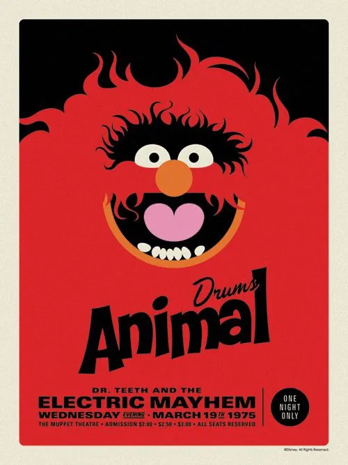 JkovNews: The Muppets Retro Concert Poster by Michael De Pippo