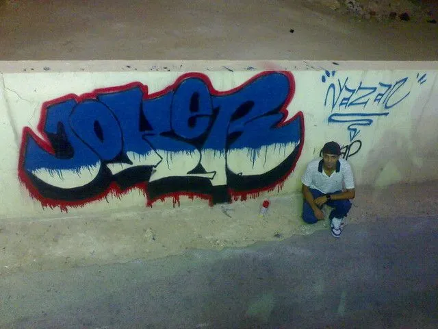 Joker en graffiti - Imagui
