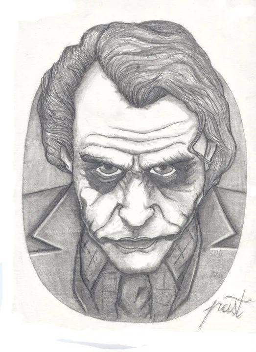 Joker en dibujos a lápiz - Imagui