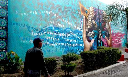 La Jornada: Destruyen mural en Coacalco porque se refería a Atenco ...