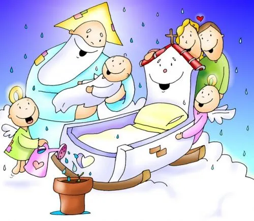 Bebés de bautizo animados - Imagui