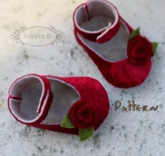 Joyfolie niño y niña bebé zapato bota del patrón PDF por JoyFolie