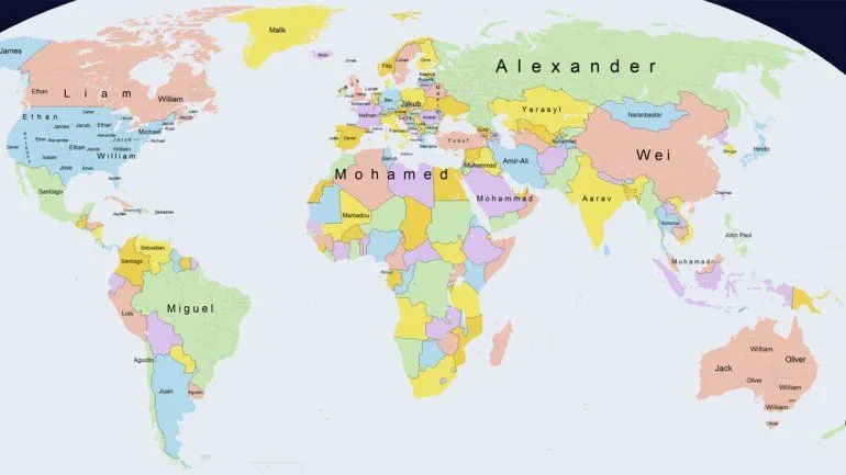 Juan, Santiago o Luis: mapa de los nombres más populares en ...