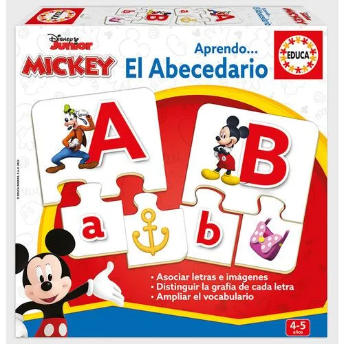 Juego Aprendo el abecedario Mickey Disney