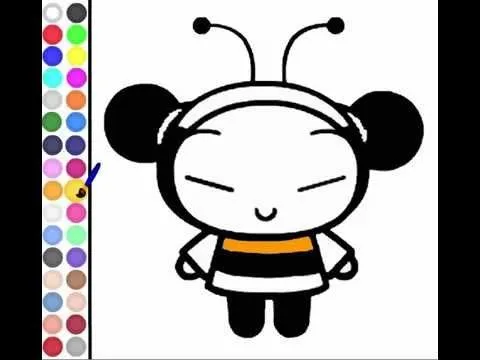 Juego Colorear Abeja Pucca - YouTube